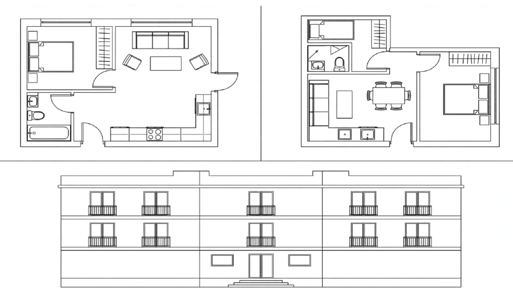 تصميم معماري وانشاءي وحصر الاعمال ومقارنتها