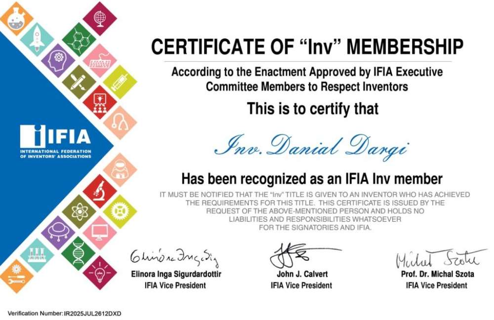 IFIA-Certificate