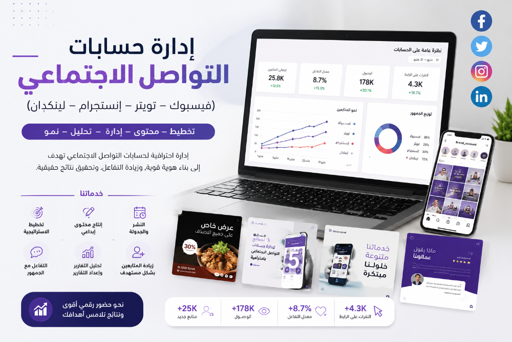 تصميم بوستات احترافية لزيادة جاذبية معرض الأعمال